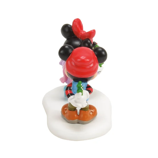 Figurine Mickey et Minne Gui Noël - Disney Village