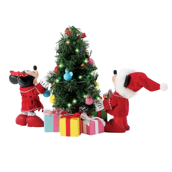 Figurine Mickey & Minnie Sapin - Disney Possible Dreams