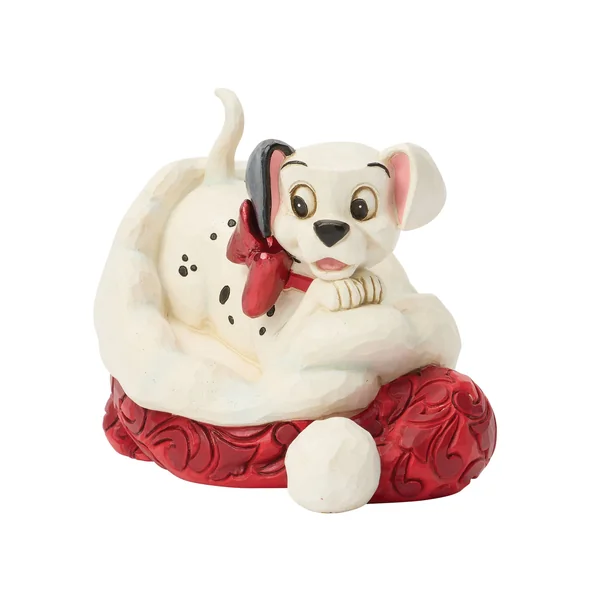 Figurine Mini Dalmatien Bonnet de Noël - Disney Traditions