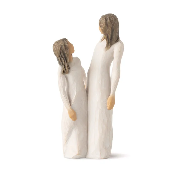 Figurine Mère et Fille - Willow Tree - Du temps ensemble