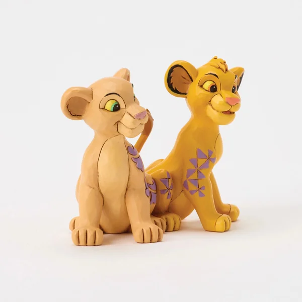 Figurine Nala et Simba Cœur - Disney Traditions