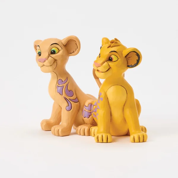 Figurine Nala et Simba Cœur - Disney Traditions