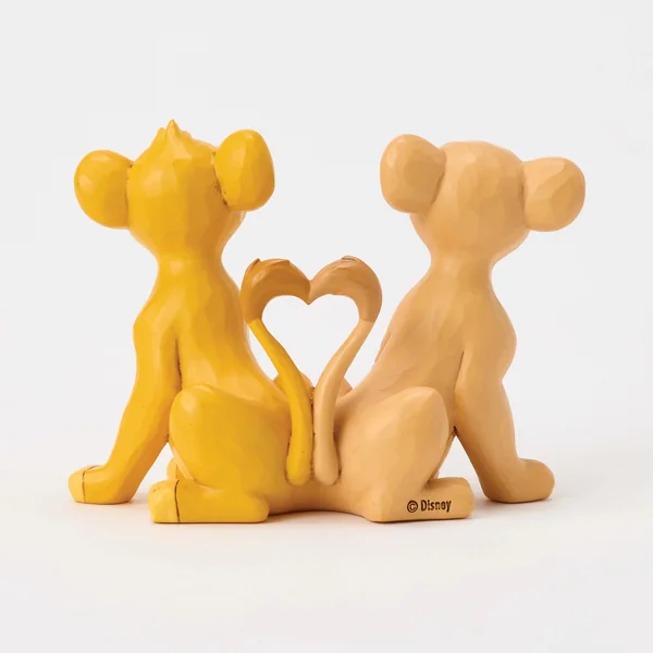 Figurine Nala et Simba Cœur - Disney Traditions