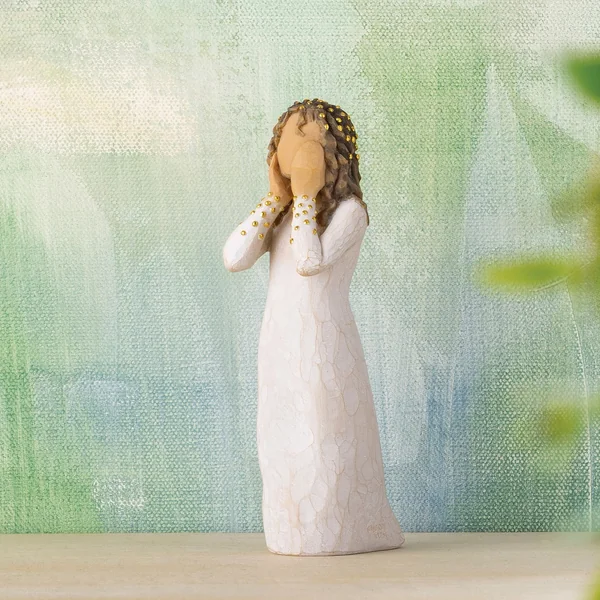 Figurine Petit Ange de Noël - Willow Tree - Admiration et émerveillement