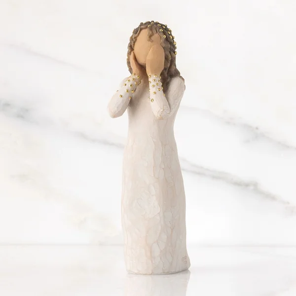 Figurine Petit Ange de Noël - Willow Tree - Admiration et émerveillement