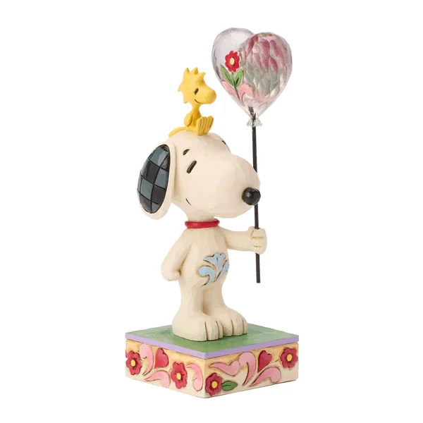 Figurine Snoopy avec ballon cœur - Peanuts by Jim Shore