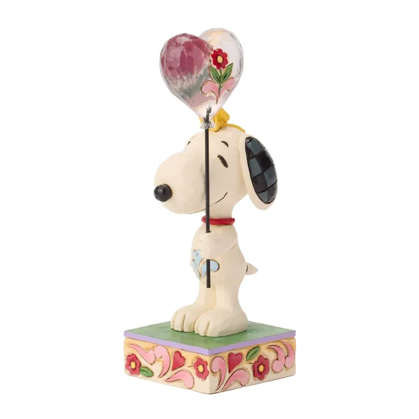 Figurine Snoopy avec ballon cœur - Peanuts by Jim Shore