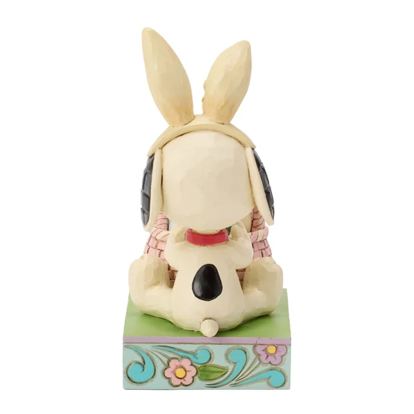 Figurine Snoopy avec panier d’œufs de Pâques - Peanuts by Jim Shore
