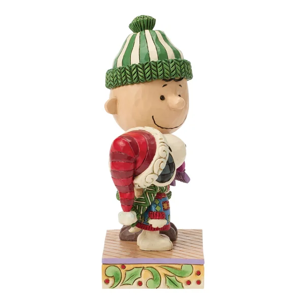 Figurine Snoopy et Charlie Brown Pull de Noël - Peanuts by Jim Shore