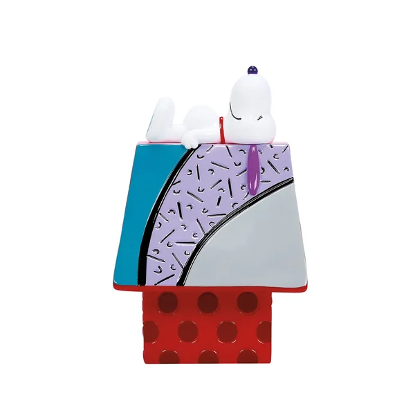 Figurine Snoopy sur sa niche - Peanuts by Britto
