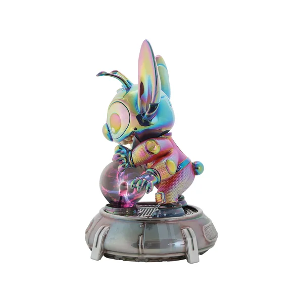 Figurine Stitch avec boule plasma - Disney Grand Jester