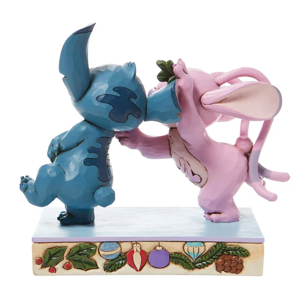 Figurine Stitch et Angel Noël - Disney Traditions