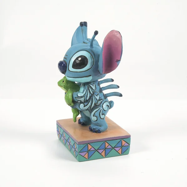 Figurine Stitch et une grenouille - Disney Traditions
