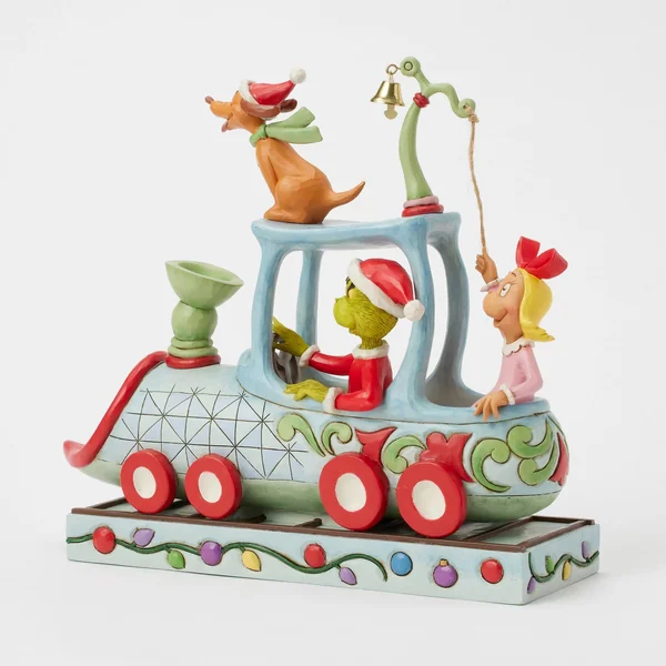 Figurine Train Grinch et ses amis - Grinch by Jim Shore