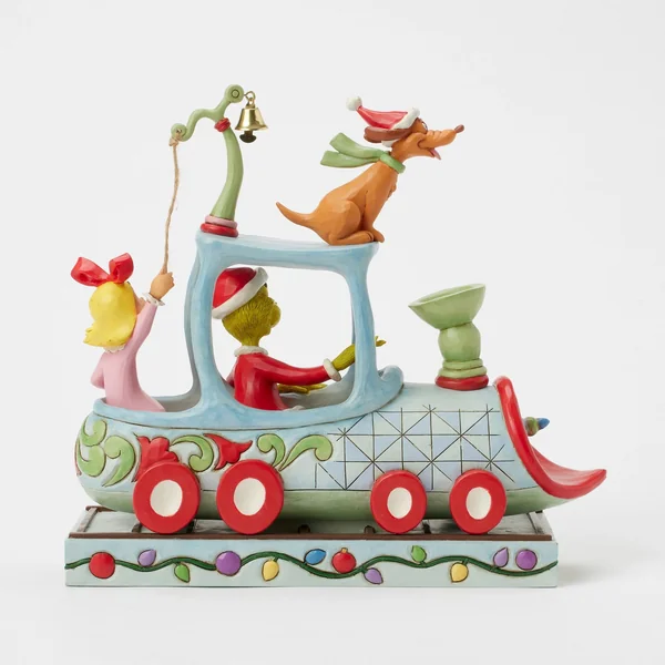 Figurine Train Grinch et ses amis - Grinch by Jim Shore