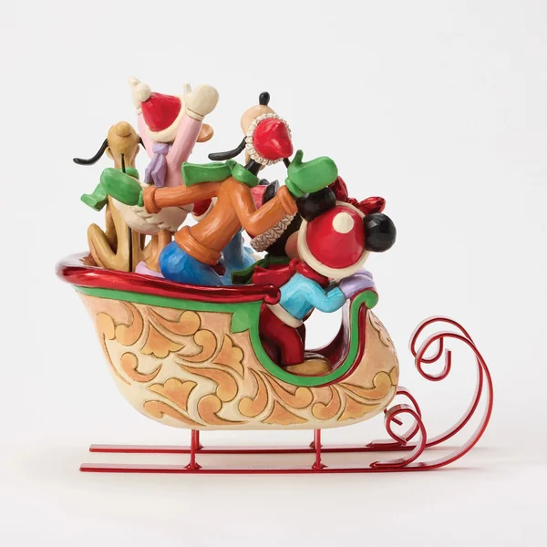 Figurine Traîneau de Mickey et ses amis - Disney Traditions