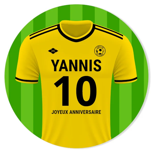 Fotocroc à personnaliser - Maillot de Foot