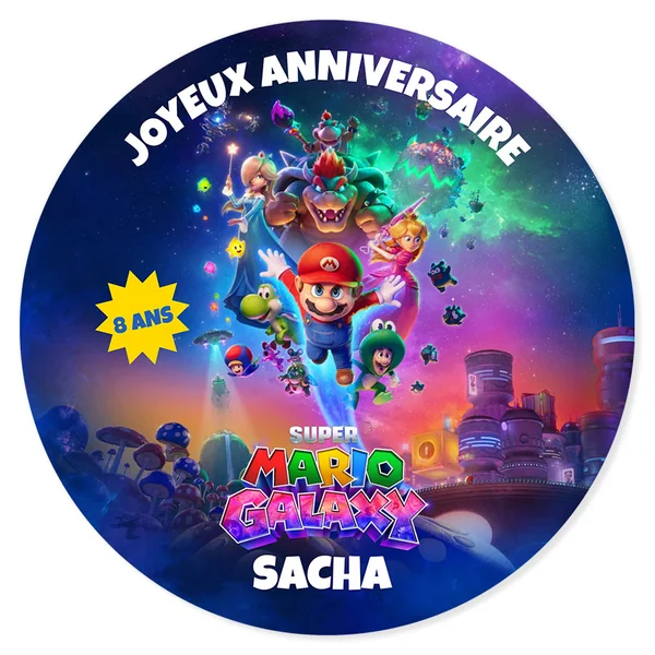 Fotocroc à personnaliser - Super Mario Galaxy