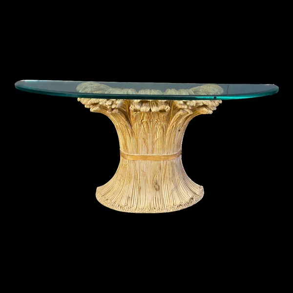 Gerbe de blé console par Franco Chelini, années 1970