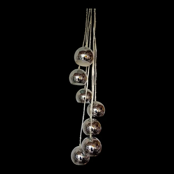 Grand lustre cascade space art années 70 par "present time"