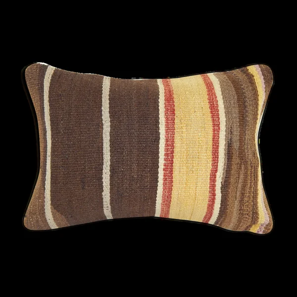 Housse de coussin kilim de chanvre turc ak153