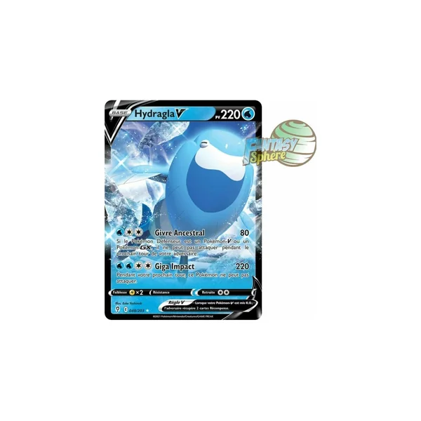 Hydragla V - Ultra Rare 048/203 - Epee et Bouclier Evolution Celeste