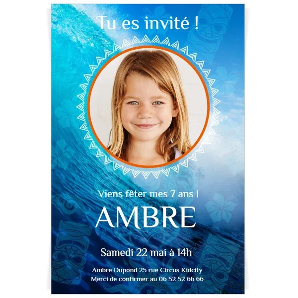 Invitation à personnaliser - Maeva