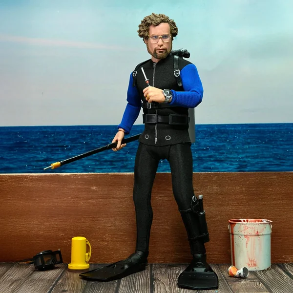 JAWS - 8” CLOTHED ACTION FIGURE - HOOPER (SHARK CAGE)