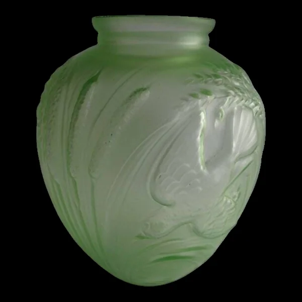 Jobling B2 Oiseau et Maïs Vase Ouraline Verre