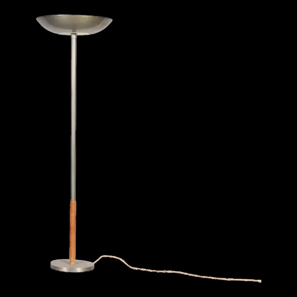 Lampadaire Uplighter des années 1930 des Pays-Bas