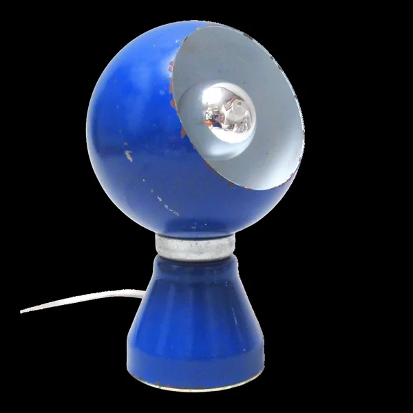 Lampe boule bleue Piero de Martini Reggiani 1968