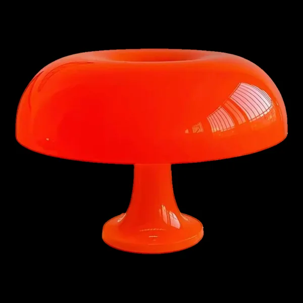 Lampe champignon rouge vintage
