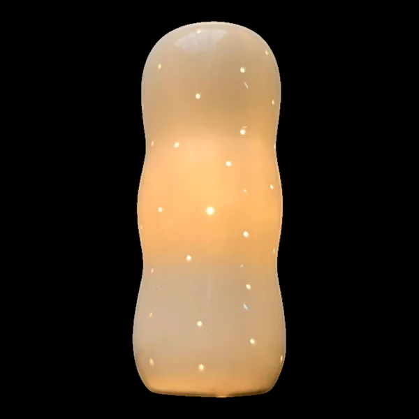 Lampe de table en porcelaine postmoderne de Ikea, années 2000