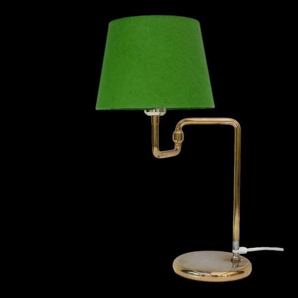 Lampe de table à bras pivotant en laiton scandinave