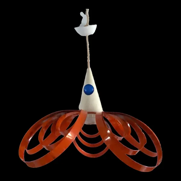 Lampe Suspension plafonnier scandinave Space age Spoutnik 70' vintage