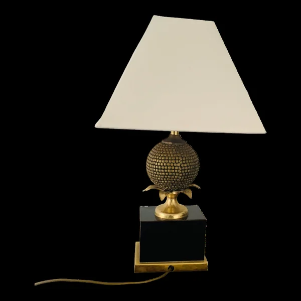 Lampe à poser, pied style ananas