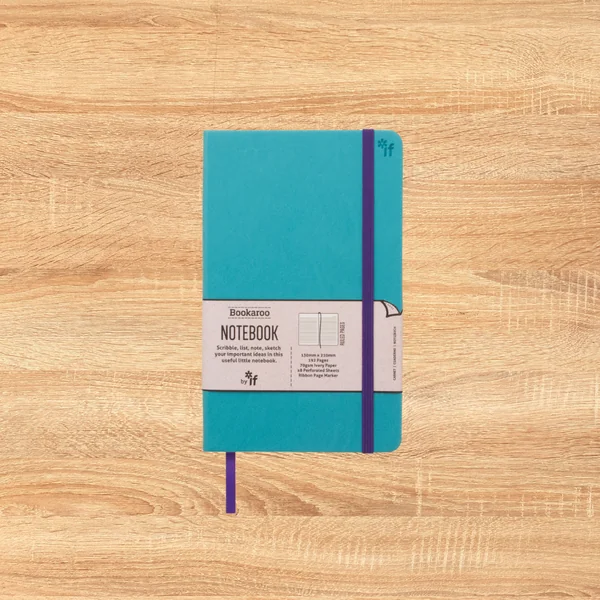 Le joli carnet de notes turquoise ou jaune
