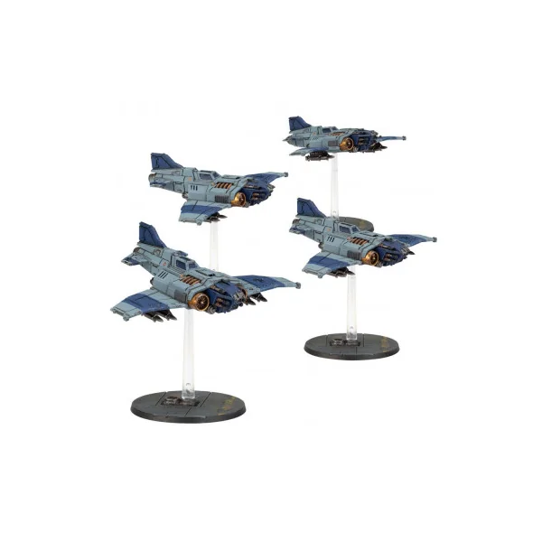 Legions Imperialis: Thunderbolt Fighter Squadron - 4 figurines - Warhammer The Horus Heresy
