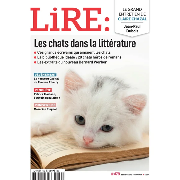 Lire n°479 - Les chats dans la littérature - octobre 2019