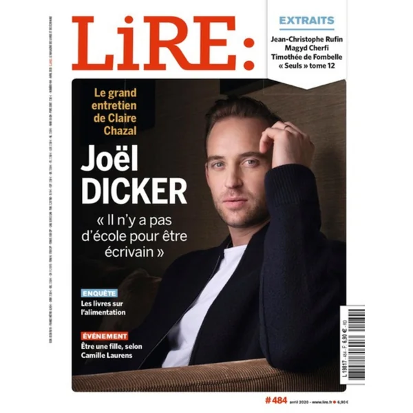 Lire n°484 - Joël Dicker - avril 2020