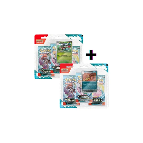 Lot de Tripack Yanmega et Baggaïd - Aventures Ensemble - FR - [SV9][EV09] - Pokémon