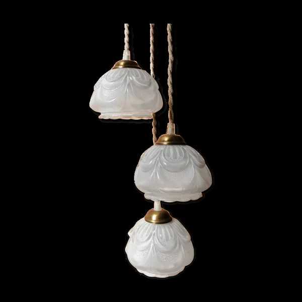 Lustre composé de trois globes vintage
