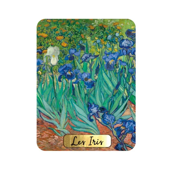 Magnet 3D époxy Iris - Van Gogh