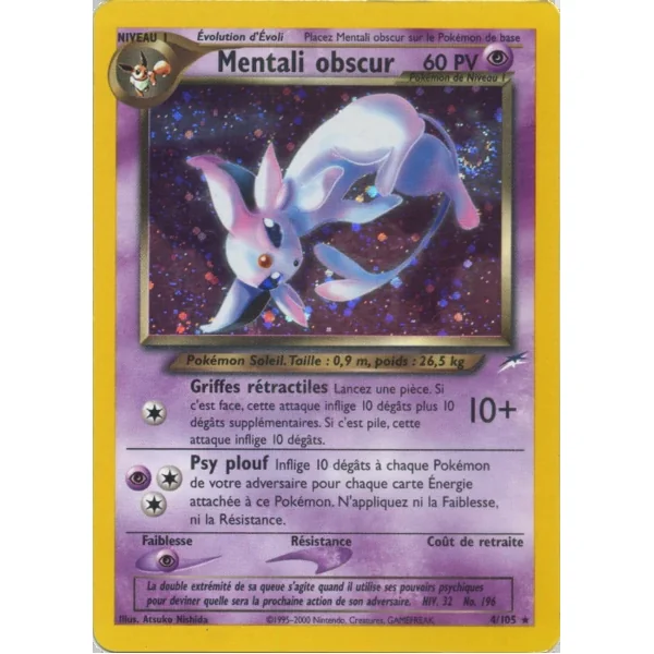Mentali obscur 4/105 (Holographique)