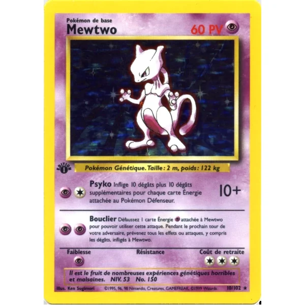 Mewtwo 10/102 (Holographique – Édition 1)