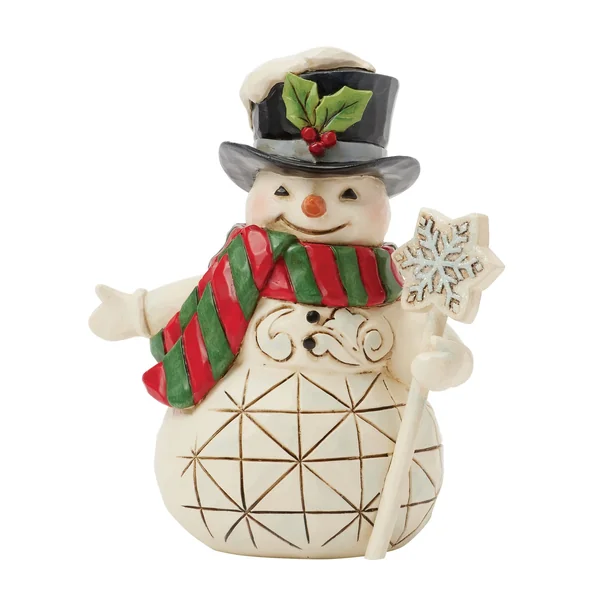 Mini Figurine Bonhomme de Neige Flocon - Heartwood Creek
