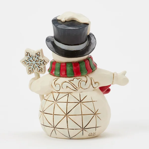 Mini Figurine Bonhomme de Neige Flocon - Heartwood Creek