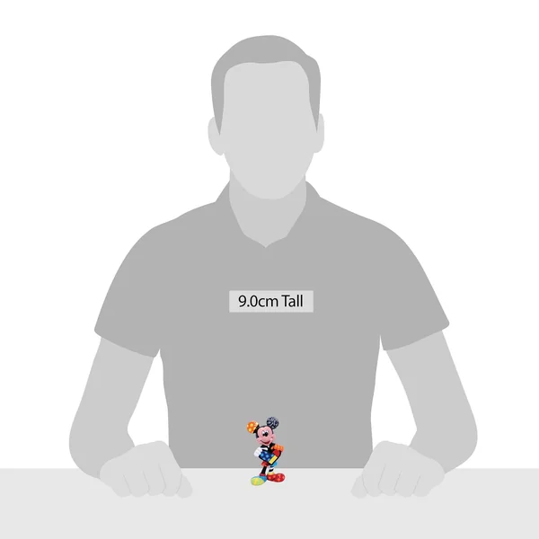Mini Figurine Mickey Mouse avec un cœur - Disney by Britto