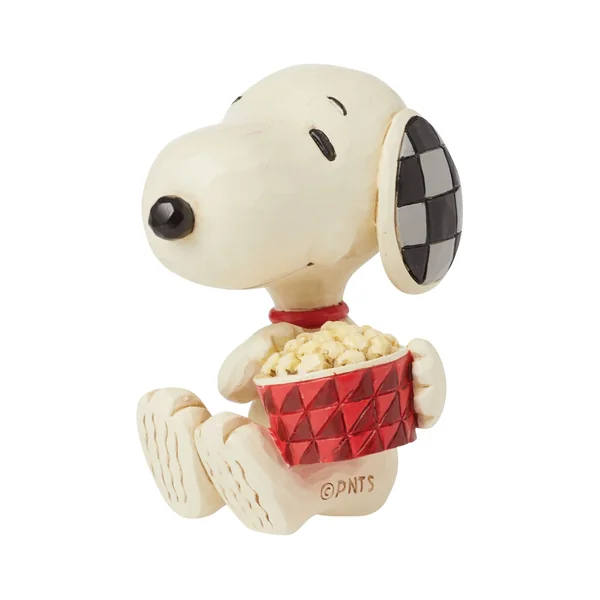 Mini Figurine Snoopy avec du Popcorn - Peanuts by Jim Shore