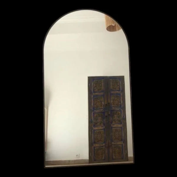 Miroir arc noir 180x100 cm